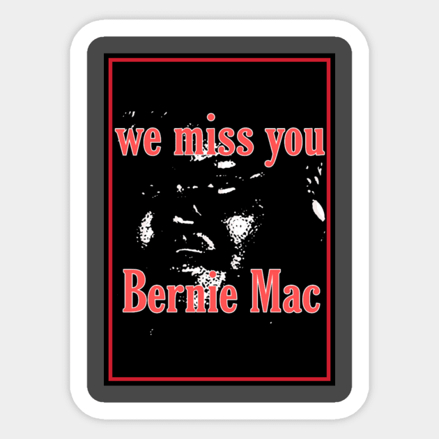 Bernie Mac RIP Sticker by HeavyPetting